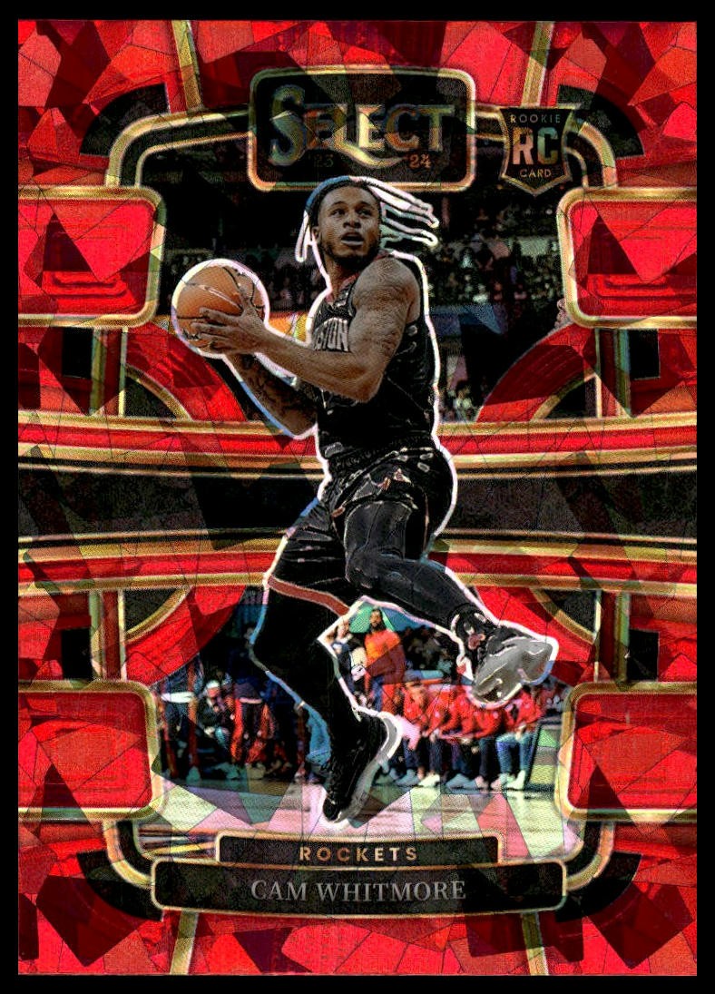 2023-24 Panini Select #69 Cam Whitmore Red Cracked Ice Prizms