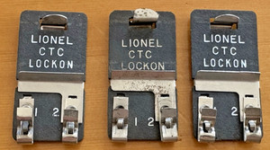 3 Vintage Lionel CTC Lock-On Terminal 12 Connector "O" Gauge ~  #189