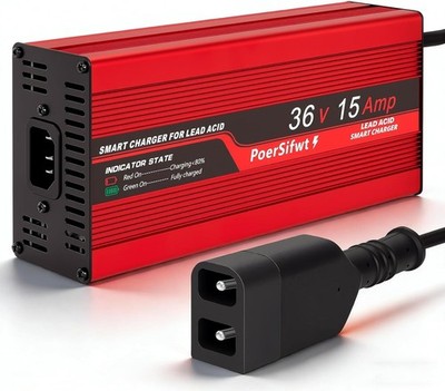36V 15 Amp Fast Charger for Golf Cart EZGO TXT,  6 10 Hour Full Charge