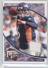 2009 Upper Deck Football Heroes Purple Jerseys 15/50 Jay Cutler #10 0a7
