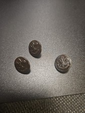 3 BSA Boys Scouts Antique Shirt Button 1910s Fleur De Lis Be Prepared America