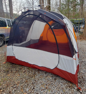 USED REI Kingdom 6 Tent Rainfly Included Camping Glamping | eBay