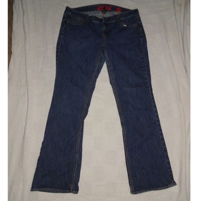 NY & Co Curvy Soho Stretch Bootcut Jeans Size 12 Petite | Dark Wash Blue