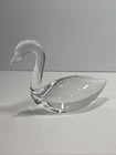Steuben Crystal Signed Swan or Goose Blown Glass Figurine