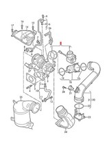 Genuine VW AUDI SKODA SEAT Golf Exhaust Manifold With Turbocharger 04E145722G