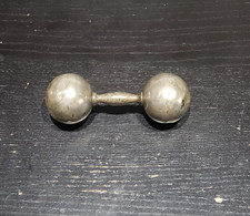 Tiffany Co. Sterling Silver 925 Large Barbell Baby Rattle 82.55g