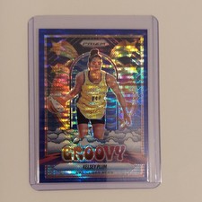 Panini 2025 Prizm WNBA Kelsey Plum Las Vegas Aces Groovy Blue Pulsar /199