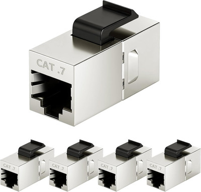 5X CAT7 Keystone Modul RJ45 Kupplung, Netzwerkmodul Für CAT6 Cat6A Cat5E CAT5 We