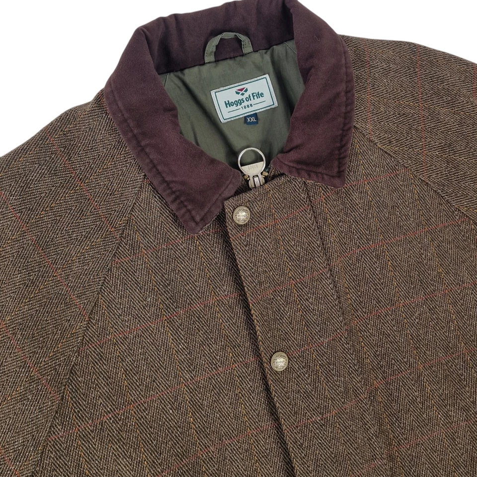 Chaqueta Hoggs Of Fife Para Hombres 2XL XXL Tweed Caza Tiro Lana Ropa de Campo Foto 2 de 4