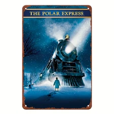 Polar Express Movie Metal Sign Film Decorative Vintage Look 8x12in