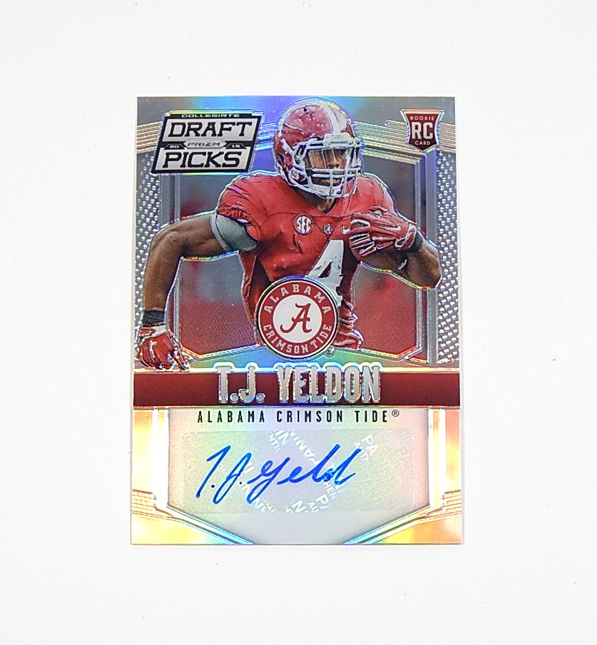 TJ Yeldon Panini Prizm Collegiate Draft Picks #144 Autograph-Prizm