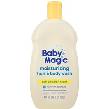 Baby Magic Moisturizing Hair  Body Wash, 16.5 Fl Oz