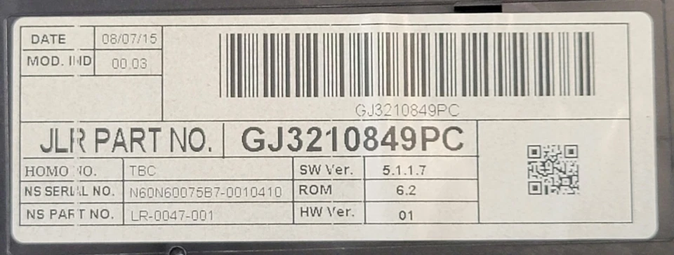 Land Rover Range Rover Evoque 2016 velocímetro OEM Foto 2 de 4