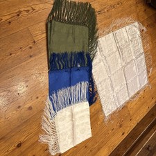 Seidentuch Trachtentücher reine Seide Ohne Franzen 30 × 30 Cm