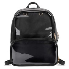 Ita Bag Double Window Candy PU Leather Backpack Kawaii Pins with Insert