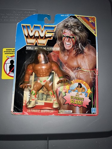 VTG 1991 SEALED WWF ULTIMATE WARRIOR ACTION FIGURE...