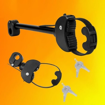 2x Strap Rahmenhalter kurz+lang Ø25+30mm für Fahrradträger E-Bikes abschließbar