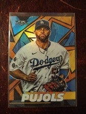 2021 Topps Fire Albert Pujols #90 Orange /299
