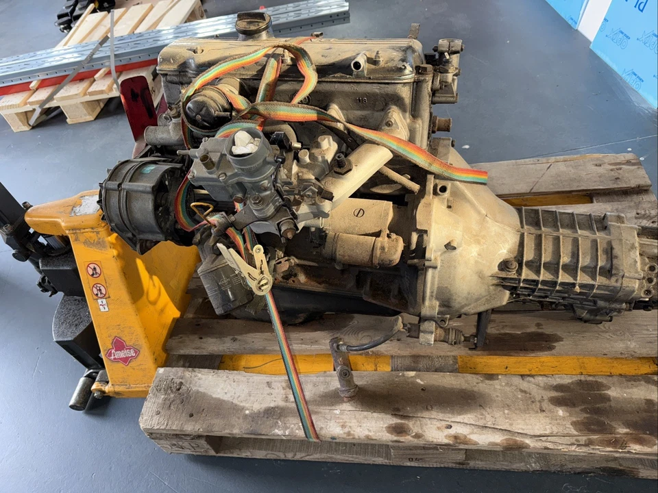 BMW E10 1802 02 M10b18 Motor Engine Getriebe - Bild 3 von 4