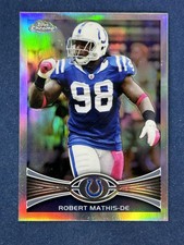 2012 Topps Chrome Refractor #5 Robert Mathis Indianapolis Colts