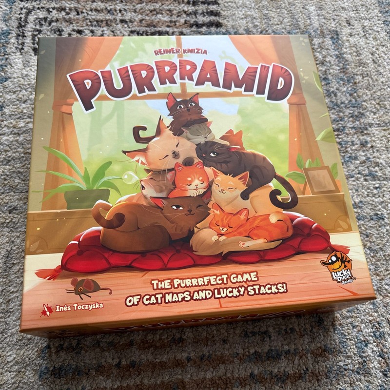 Purrramid board game , R. Knizia