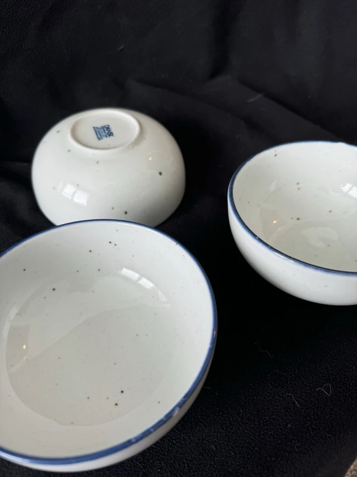 Fruteros de cereales azules Dansk Bistro Christianshavn (juego de 2) 5" C3 Foto 3 de 4