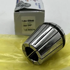 Techniks Tool Group 1 Pc ER40 Collets Common Size 1/4"
