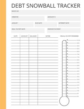 Debt Snowball Tracker: A Notebook To Help You Stay Mot... by Rooster, Aggressive