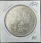 1921 MORGAN SILVER DOLLAR -- XF