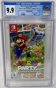 CGC Graded Mario Party Superstars NEW Nintendo Switch (1020709010, 9.9 A++)