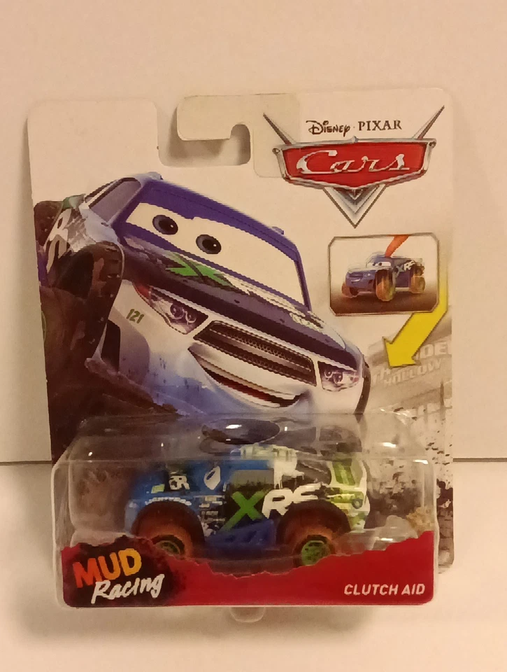 Disney Pixar Cars Set Of (5) Pcs Mud Racing 1:55 Scale Die Cast. - Image 3 of 4