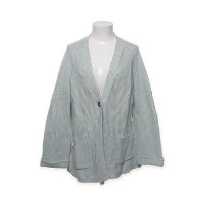Repeat, Strickjacke, Damen, Größe: 42, Grau, Baumwolle, Feinstrick #NZY