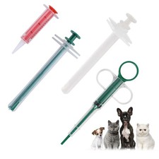 4Pcs Cat Pill Shooter Plunger Popper for Small Pet Dog Soft Tip Set 1