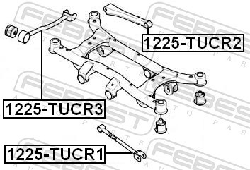 FEBEST 1225-TUCR1 Track Control Arm for HYUNDAI,HYUNDAI (BEIJING),KIA,KIA (DYK) - Picture 2 of 3