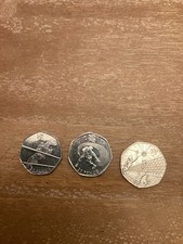 Olympic 50ps Coin Set 3 Piece Collectible Set B
