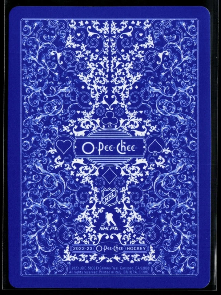 2022-23 O-Pee-Chee Playing Cards Tanner Jeannot #2HEARTS - Image 2 of 2