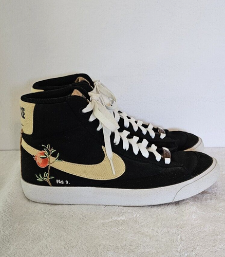 Nike Blazer Mid 77 Mens Size 8 Pomegranate Black Solar Flare Sneakers