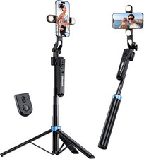 Handy Stativ 360° Drehung Selfie Stick Stativ mit Fernbedienung Automatische Ges