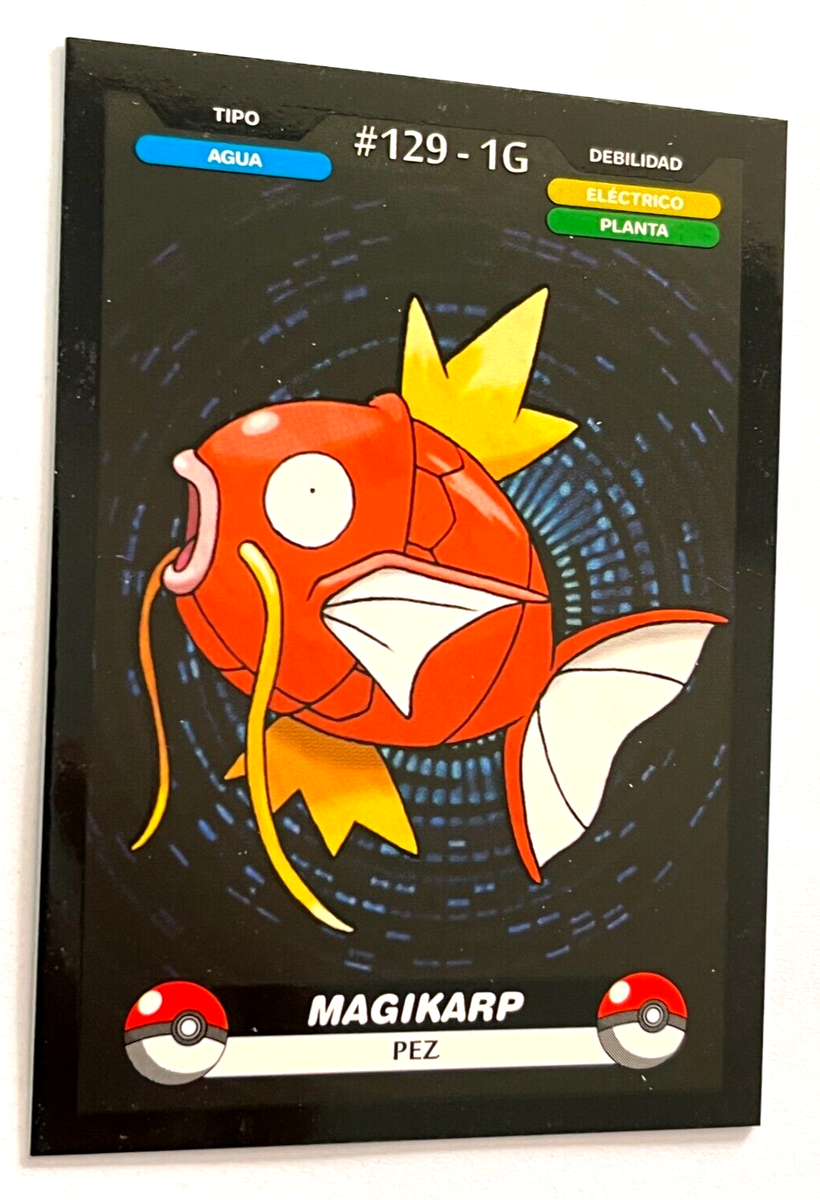 2025 POKEMON KANTO CREALASER TCG Card #129 MAGIKARP Peru Edition