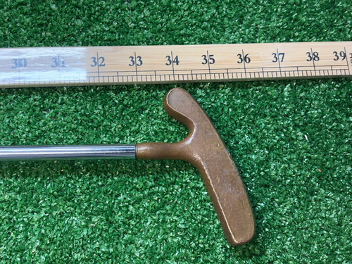 John Reuter Jr. Design Acushnet Bulls Eye OS-5-R Bronze 35 Putter Golf Club