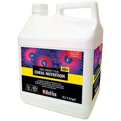 Red Sea Reef Energy Plus AB+ Coral Nutrition 5 Liter All In One Coral Super Food