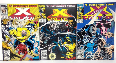 X-Factor Volume 1 Issues 84 85 86 Marvel Comics X-Cutioners Song