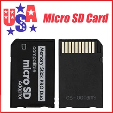Memory Stick Pro Duo Adapter Converter Camera PSP Micro SD SDHC TF Card Reader