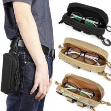 Tactical Molle Eyeglass Case Outdoor Hunting Sunglasses Case Military Waist Pack
