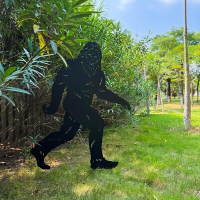 Sagoma Bigfoot In Metallo Per Esterno | Alta 2,3 Metri | Decorazione Da Giardino | Resistente - 2