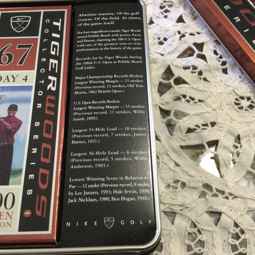 Tiger Woods Collector Series 2000 US Open Champion 12 Under Golf Balls New - Picture 3 of 4