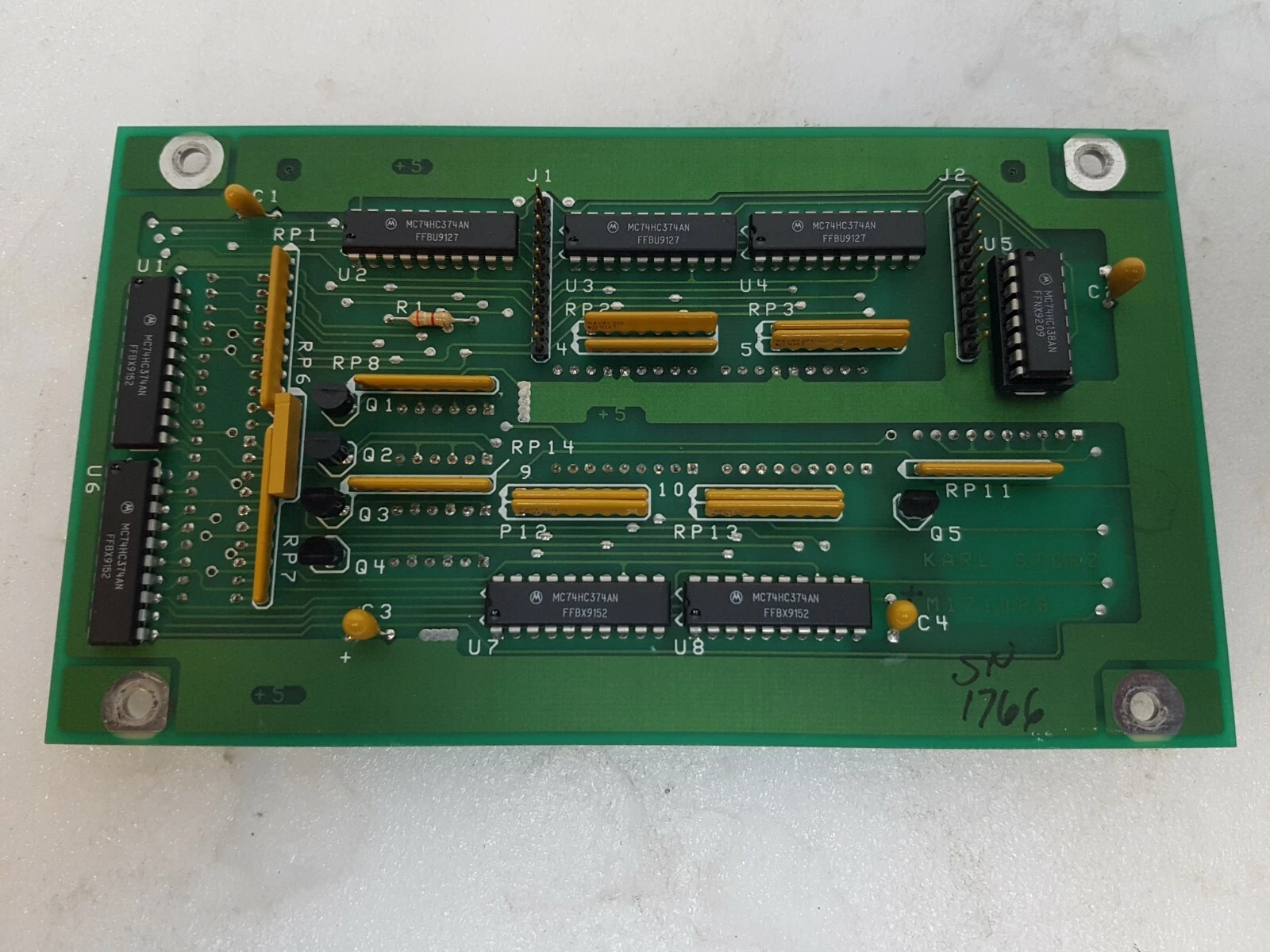 KARL STORZ M17102B board, component side with 74HC374 latches, SN 1766