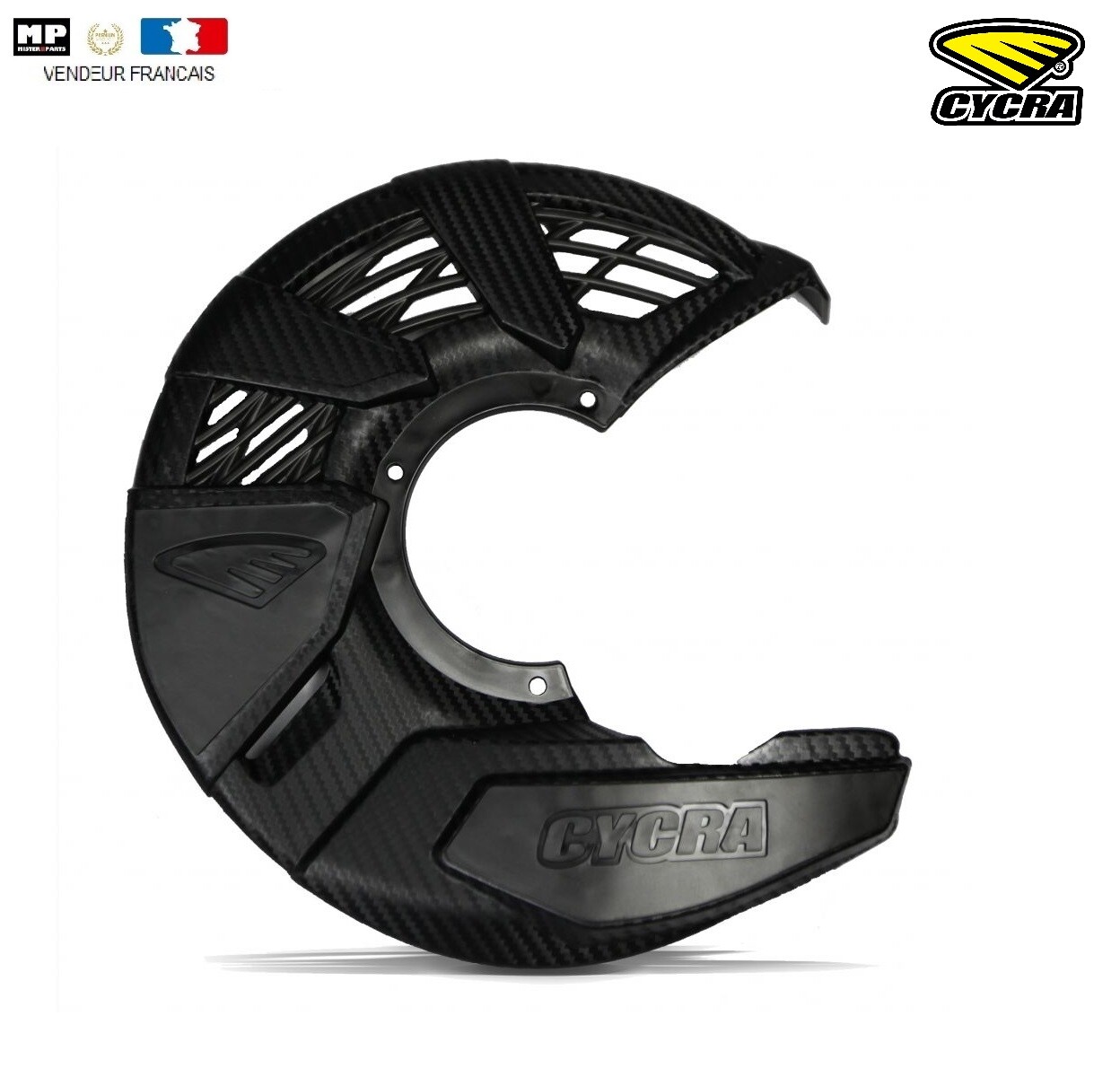 Protège-disque avant de précision Cycra noir Husqvarna FE TE 250 350
