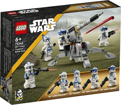 LEGO Star Wars 501st Clone Troopers Battle Pack Set 75345 From