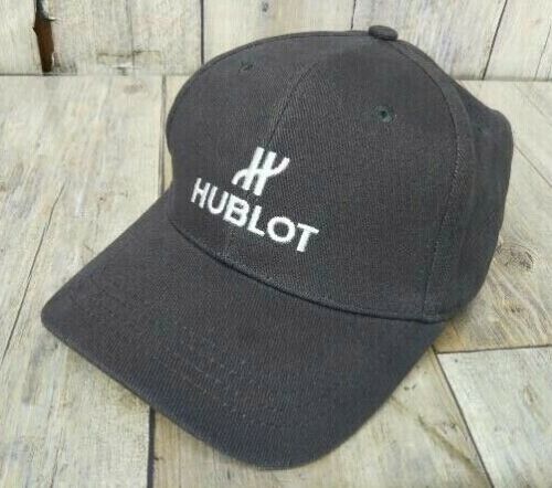 HUBLOT Novelty Logo embroidery Cotton Black Baseball Cap Free size (No box)  Rare